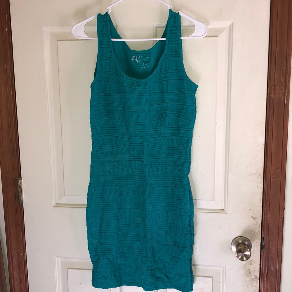 Body Con tank dress teal size M